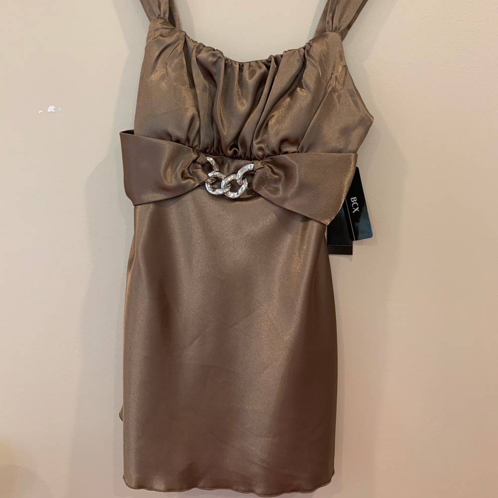 BCX new chocolate brown top with tags small